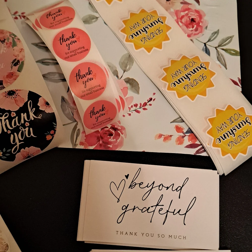 250 piece shipping bundle with-12×15.5 polymailers and stickers